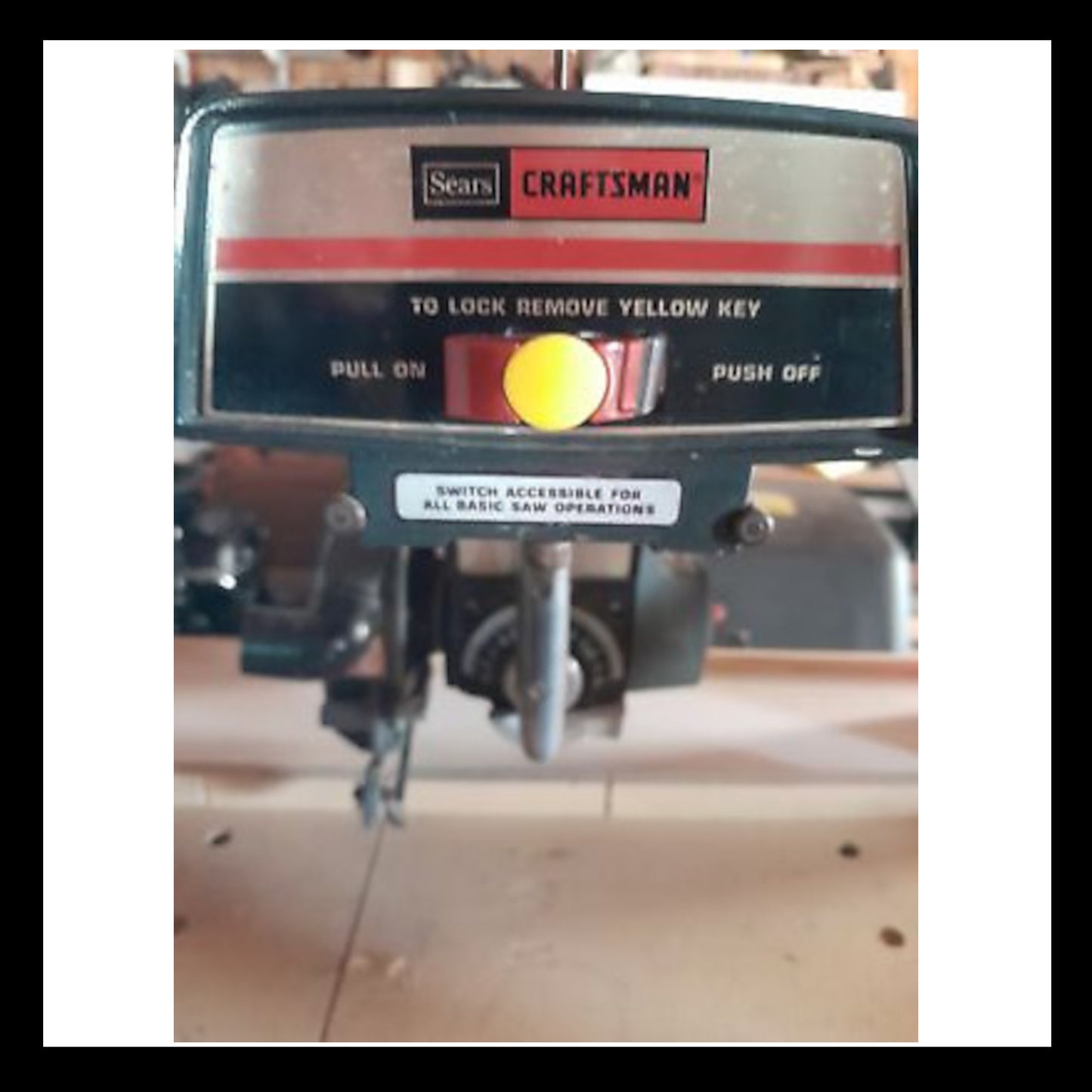 Sears Craftsman 60256 24035 Yellow Round Switch Safety Keys By NAMparts, Set of 4