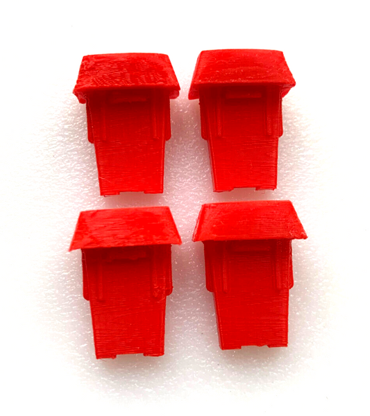 Red Ryobi Delta Wen Powertec Compatible Safety Switch Keys BTS10 BTS10S BTS12S 08912040610, Set of Four