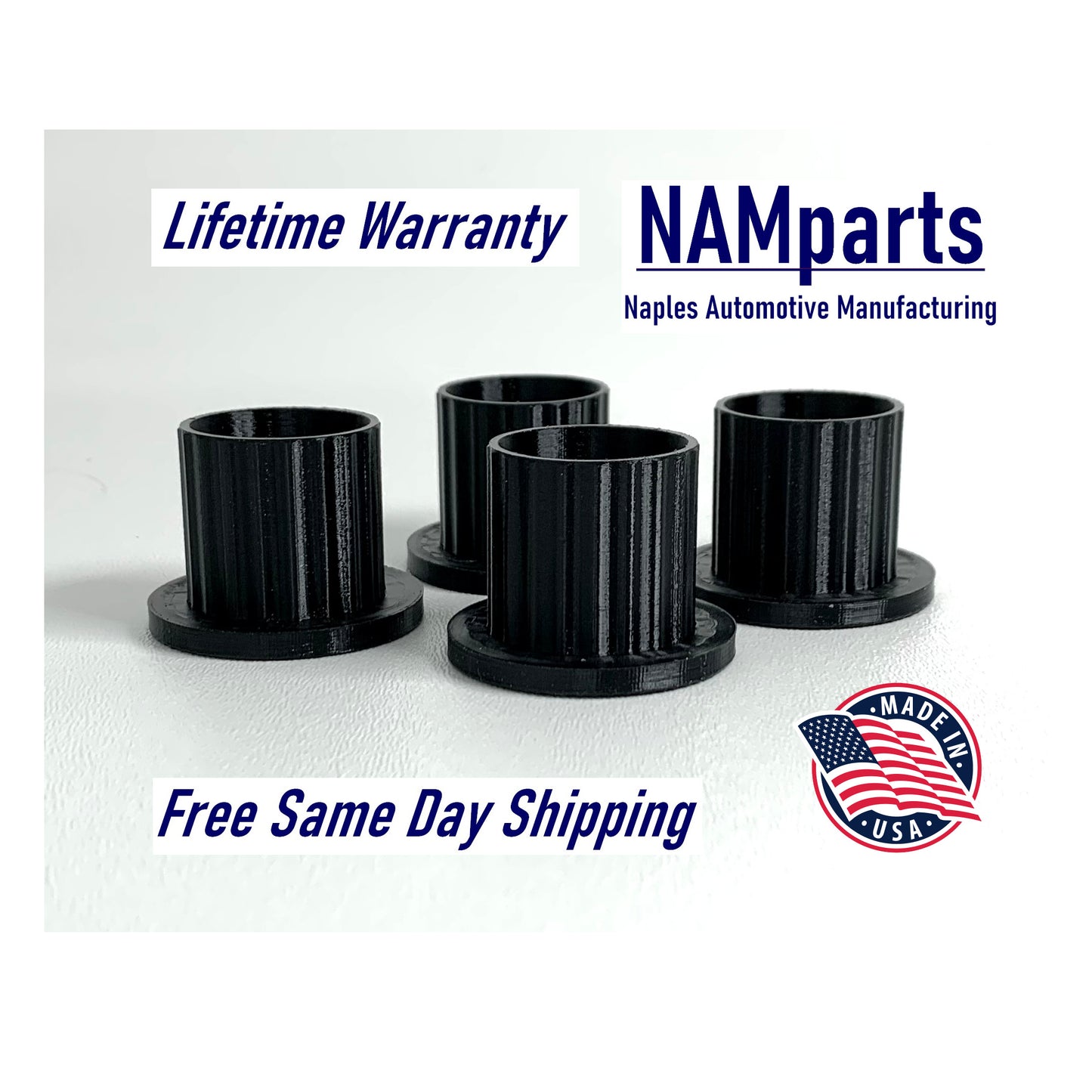 Lifetime Warranty M167267 Yoke Bushing fits John Deere Z235 Z255 Z335E Z355E Z335M Z345M Z345R, Set of Four