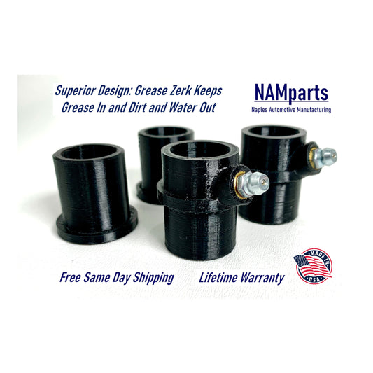 Front Wheel Bushing Set Fits Cub Cadet CC30 CC30E FMZ50 GT1054 GT1554 GTX1054, 3/4" Axle, 4 Pack, Lifetime Warranty